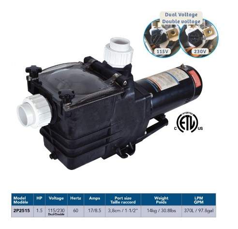 IN-GROUND POOL PUMP (2P2515)