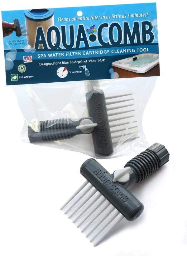 Aqua Comb Spa Filter Cartridge Spray Cleaner Tool