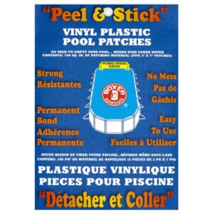 Patch de piscine en plastique vinyle Peel & Stick
