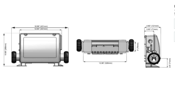 Balboa VS501z Hot Tub Heater VS501 Spa Pack PN 54356 03 7