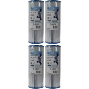 Unicel 25 Sq Ft Replacement Spa Filter Cartridges C-5625 (4 Pack)
